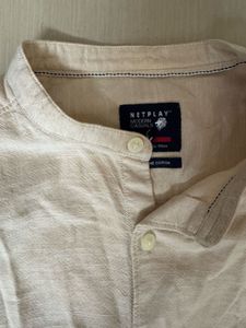 Netplay Collar Shirt - Beige