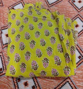 yellow -colored short kurti