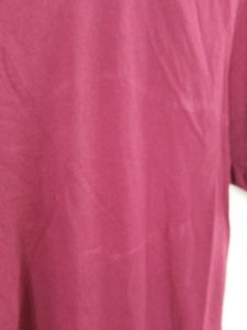 Men's Burgundy Crew Neck T-Shirt