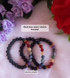 Seven Chakra Lava Brecelet [1 Piece]