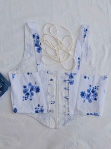 Floral Corset Top