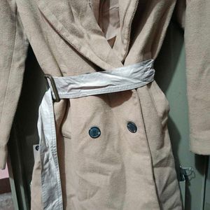 Elegant Beige Trench Coat
