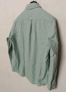 Men's Mint Green Button-Up Shirt