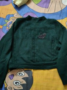 Woolen Crop Top