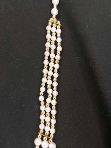 Elegant Layered Faux Pearl Necklace