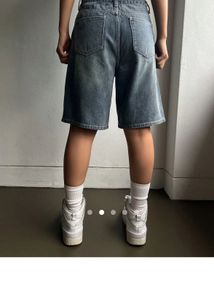 Vintage Wash Denim Shorts