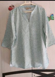 Printed Tunic Top