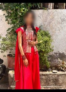 Stunning Red Kurta Set