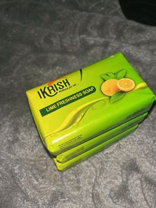 Krish Lime Freshness Soap - Pack of 3