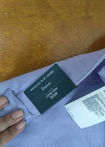 H&amp;m wide leg lavender pants🪻with tag.
