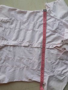 Light Pink Short Sleeve Button-Up Shirt
