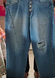 Ripped Blue Jeans
