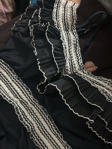 Black Ruffled Dress