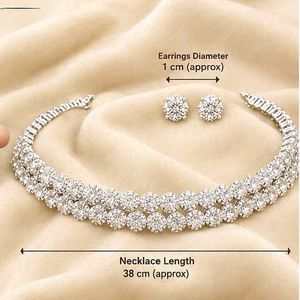 Sparkling Rhinestone Jewellery Set