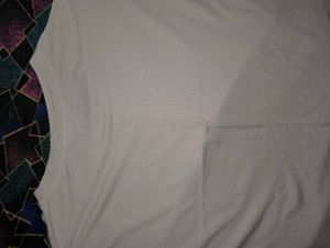 Graphic Print White Tee