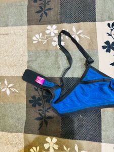 Blue bra