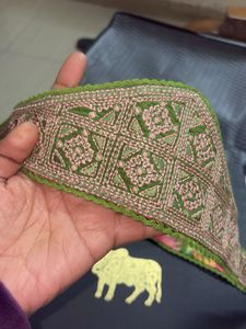 Masaba Green Floral waist belt
