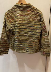 Unique Striped Texture Jacket