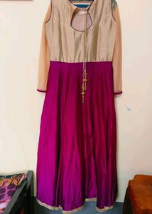 Stunning Magenta Ethnic Gown