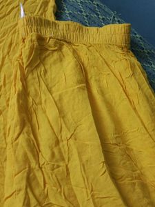 Vibrant Yellow Embroidered Kurta Set