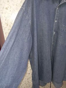 PARTIMENTO oversized stone washed denim