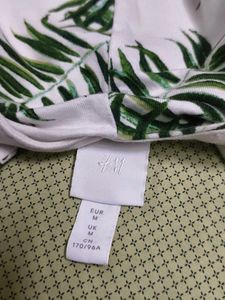 Tropical Palm Print One Piece Swimsuit