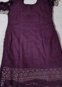 Designer Embroidered Garara kurta with dupatta Set