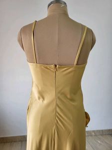 Elegant Gold Embellished Gown