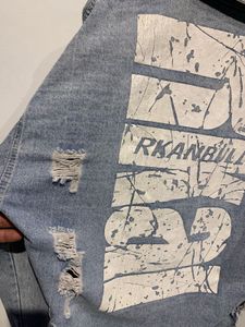 Ripped Denim Jacket