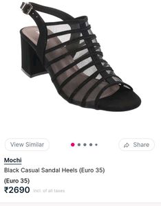 Mochi Back Strap Sandals..size 38