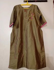 Libas Olive Green Kurta ✨