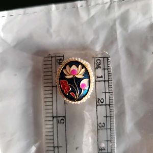 Floral Enamel lotus beads