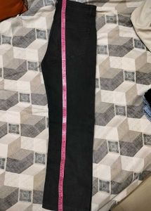 Straight Fit Black Denim Jeans