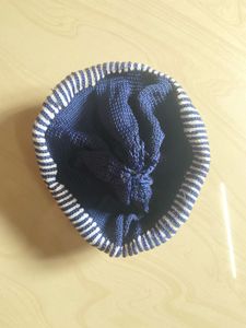 Blue Knitted Cap