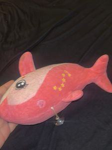Cute Pink Shark Plush Toy
