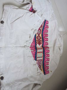 Embroidered Denim Jacket