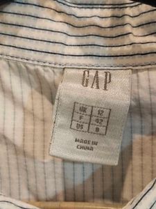 GAP Blue Striped Shirt