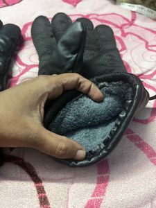 Black Winter Sport snow waterproof Gloves