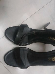 Black Heeled Sandals