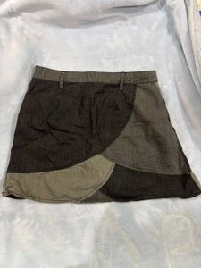 Patchwork Mini Skirt