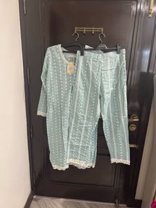 Elegant Mint Green Kurta Set