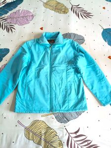 Sky Blue Full-Zip Light Jacket
