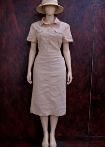 Women's Tan Shirt Dress ✨