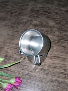 Vintage Metal Espresso Cups - Set of 2