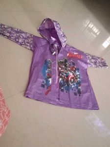 Babyhug Full Sleeves Hooded Raincoat