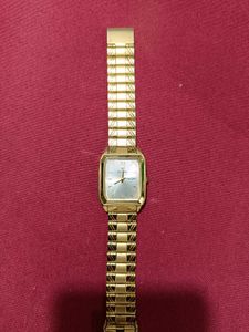 original big dial Titan Gold-Tone men Watch