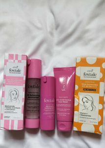Foxtale face Wash moisturizer suncreen serum
