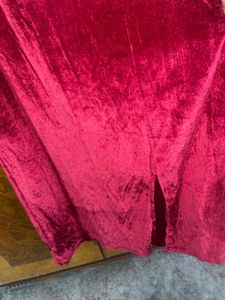 Elegant Velvet Maxi Dress XL