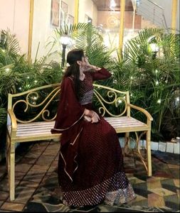 Elegant Maroon Lehenga Choli