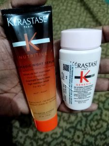 KERASTASE hair serum and shampoo